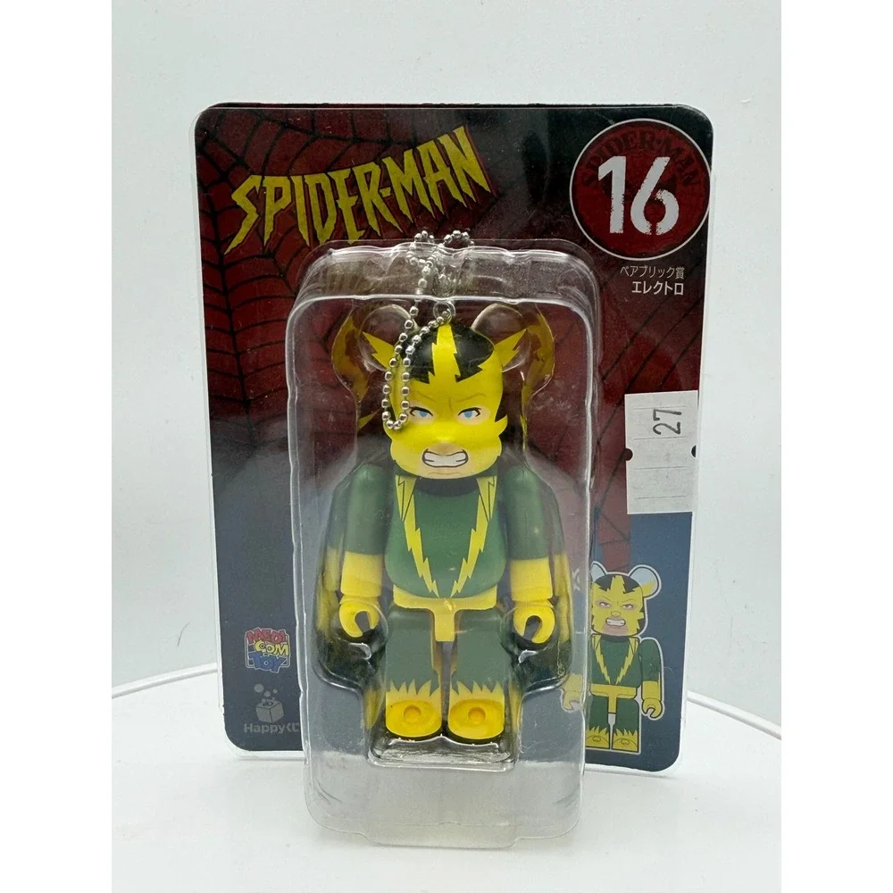 Medicom Toy Be@rbrick Electro‎ Spider-Man Happy Kuji No 16 100% Figure Marvel